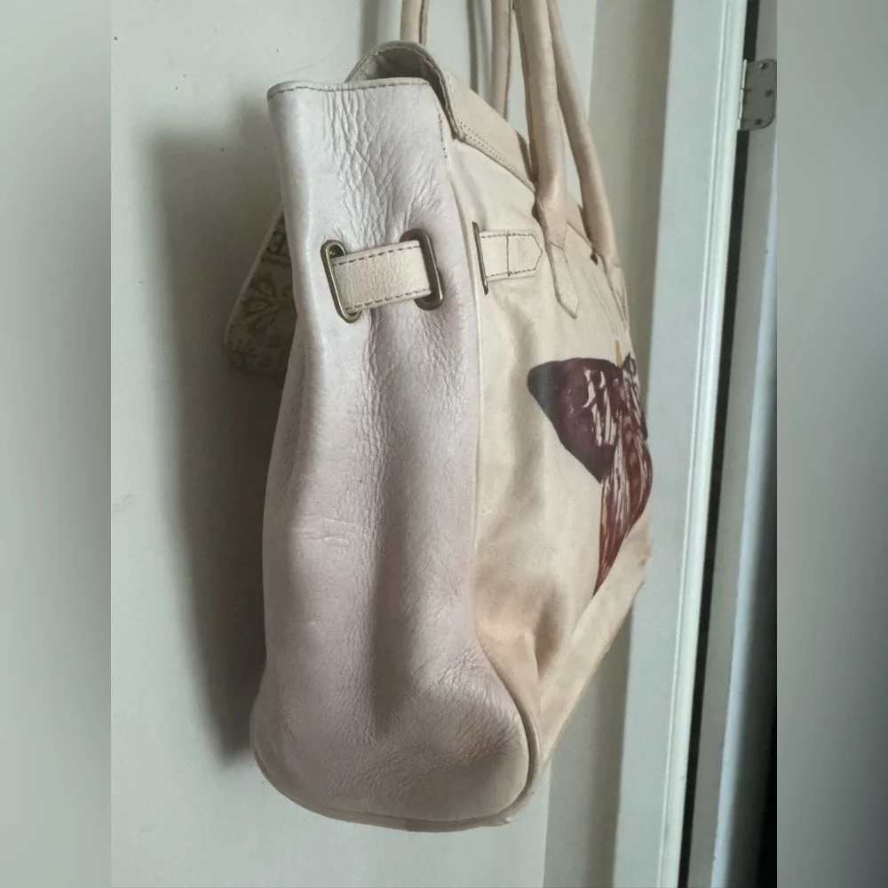 New🌟We the Free Sol Painted Leather Tote Bag